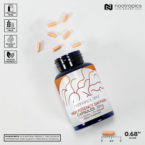 Nootropics Depot High Potency Saffron Extract Capsules