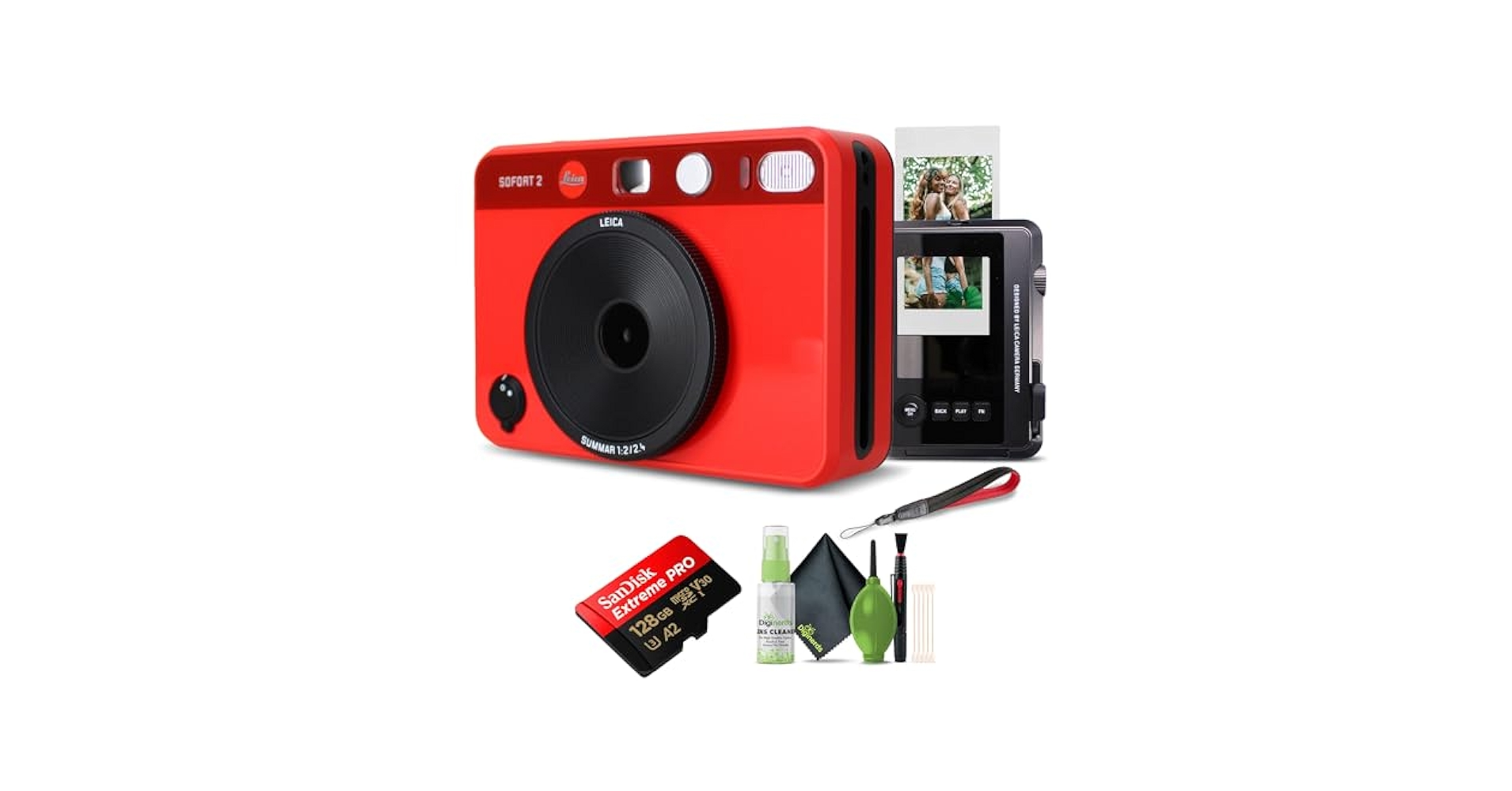 Leica SOFORT レッド【ほぼ新品・初期付属品完備】 新品)Leica