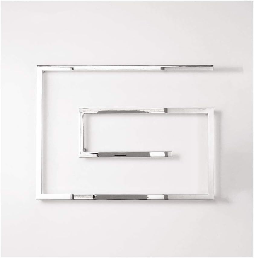 Calentador de toallas con cableado interno y tendedero de pared baño