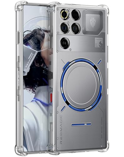 Cresee - Carcasa para Nubia Red Magic 11 Pro, esquinas reforzadas, funda transparente, protección antigolpes, flexible, TPU Bumper Case para RedMagic 11 Pro, transparente