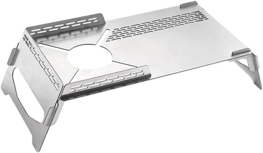 Portable Camping Table Heat Shield Gas Stove Stand Windshield Camping Stove Folding Table Gas Burners Accessories