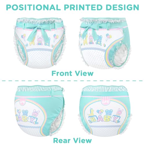 Image of Littleforbig Silky Adult Ribbon Omutsu Diaper Wrap Cover Washable Adjustable Reusable Waterproof - Baby Parade L