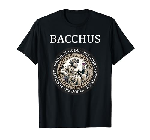 Bacchus Roman God of Wine and Festivals Roman Mythology T-Shirt