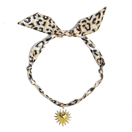 Bijoux pour femme style cowgirl occidental collier bandana ras du cou perle pour look bohème
