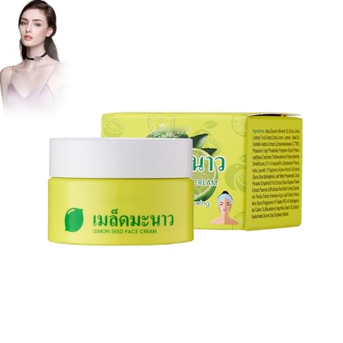 Gel hidratante de limón, 40 g, crema de noche antiarrugas, crema hidratante natural cosmética facial crema reafirmante de noche, crema nutre y reafirma la piel reduce las arrugas y regenera la piel