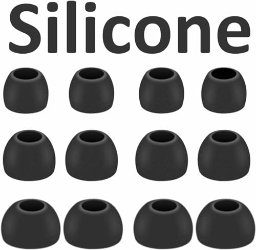 Replacement Earbud Ear Buds Tips Eartips Compatible with Sound-core P20i Earbuds, 6 Pairs S/M/L 3 Sizes Soft Silicone Earbuds Tips Ear Tip for SoundcoreP20i /P2 Mini/ P3i/ P30i/P40i – Black 713 by BLLQ - Image 4