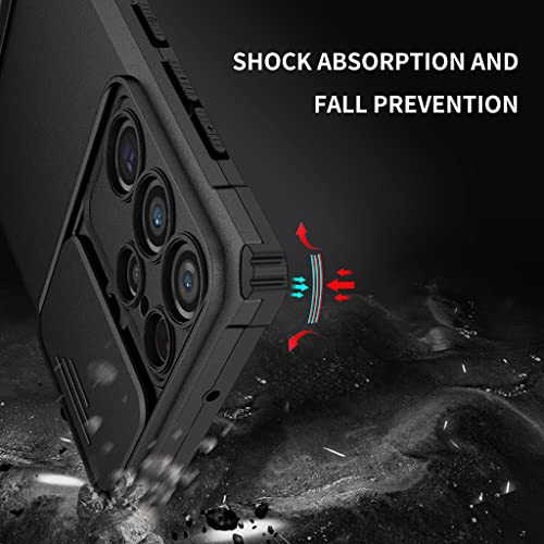 Image of ZORBES for Samsung S22 Ultra Case with Stand, S22 Ultra Cover with Camera Protection, Heavy Duty Shockproof Protective Samsung S22 Ultra Back Cover, TPU Camera Protection Case