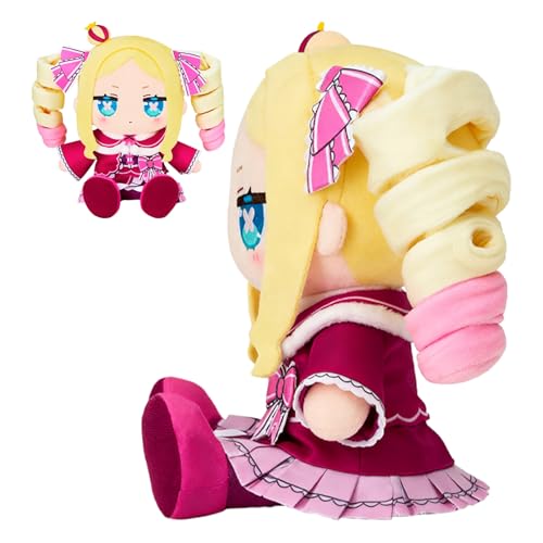 Peluche genérico Anime – Muñecas para decoración de niña con coletas | Figuras Anime 3D con ojos grandes - para habitación de bebé, cumpleaños, oficina, casa, niños, niña, dormitorio A