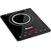 Produktbild tectake 403579 Induktionskochplatte 2000W, Einzel Induktionskochfeld mit 10 Leistungs- & Temperaturstufen, 60-240°C, mobile Herdplatte, LED Touch Display, Timer-Funktion, Tastensperre Kindersicherung