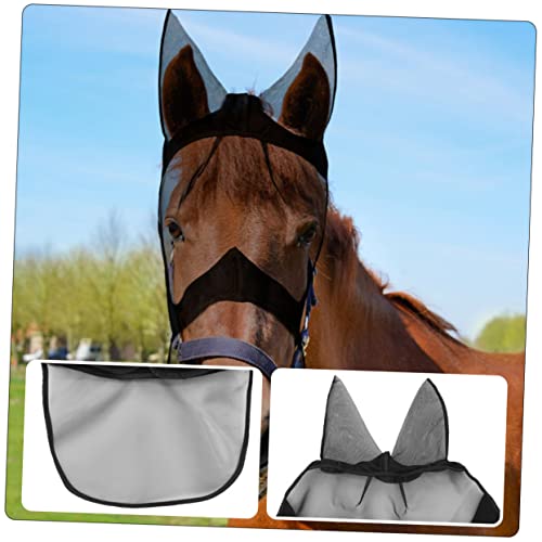 Angoily máscara de cavalo de estimação Máscara de proteção para animais Máscara de proteção para equ