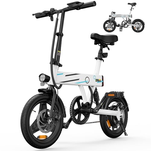 Finbike Elektrofahrräder Klappbar,14/16 Zoll Elektrofahrrad 7.8Ah...