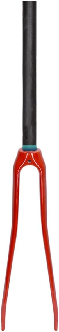 Road Bike Carbon Fiber Rigid Fork 28.6mm Threadless 1 1/8" Straight Tube Hard Forks Bikes Suspension Forks QR