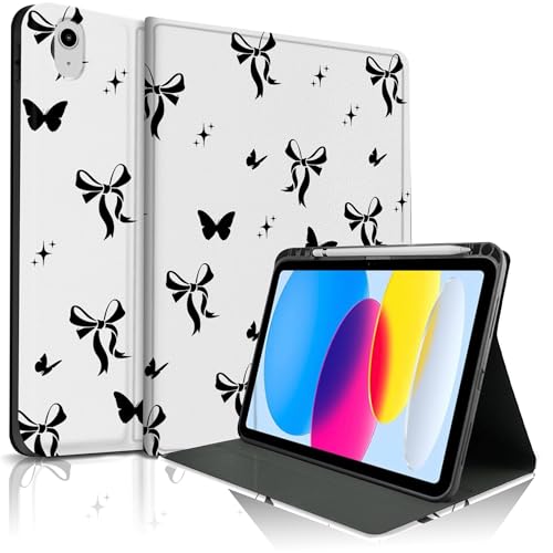 Housse iPad 11 (A16) lyforaz design haut de gamme papillon et étoile