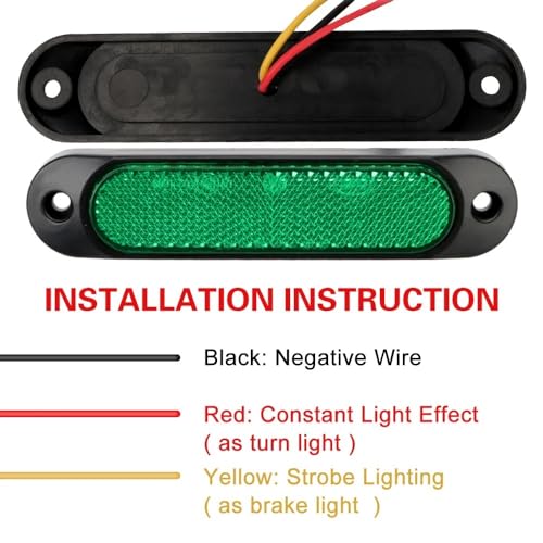 Indicador intermitente estroboscópico de 24V con luces traseras para remolque 4