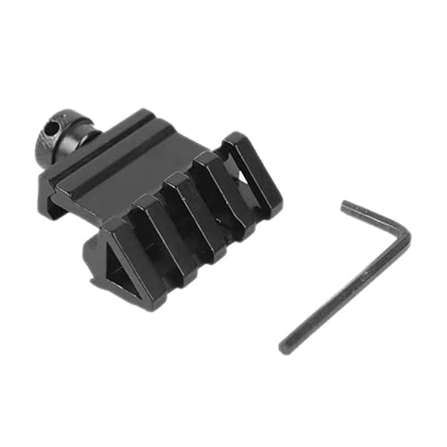 Maloftars 45 Degrés Rail Mount avec Clé Offset Rail 20mm Rifle Scope Sight Scope Weber Rail Riser Mount 1pc Cover