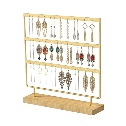 SZSMW 60 Trous Porte Boucle D'Oreille - Presentoir Boucle D'Oreille - Peut Stocker Une VariéTé De...