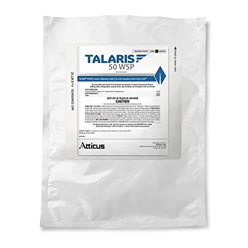 Atticus Talaris 50 WSP Systemic Fungicide (4 x 8 oz Packets) - Controls Dollar Spot Brown Patch Rusts Blights and Molds - Thiophanate-Methyl 50%