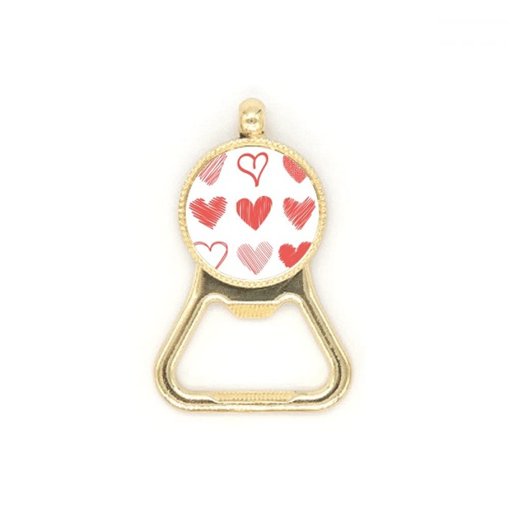 Porte-clés Saint Valentin avec cœurs gravés, le cadeau idéal pour couple