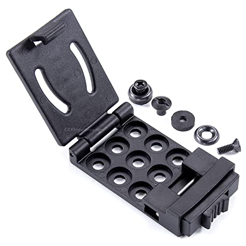 Small Combat Loop Belt Clip Holster Attachment – (1 Pack w/Mounting Hardware) - (for 1.50 inch Belts) - OWB Locking Design - for Holsters, Tool Sheaths, and Mag Pouches