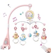 Amazon.com : BOBXIN Baby Musical Crib Mobile for Bassinet with
