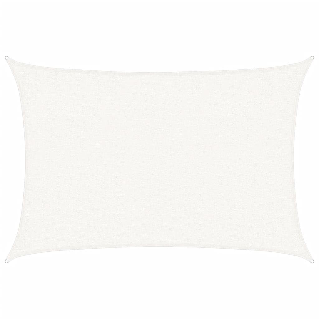 Voile d'ombrage en HDPE avec fixations en acier inox