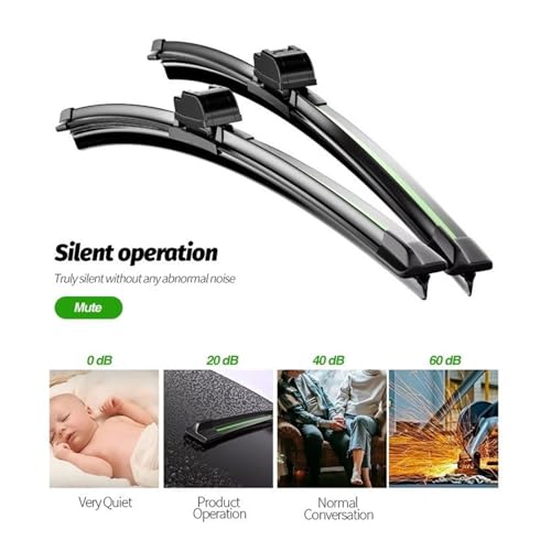 Limpiaparabrisas de silicona Peugeot 307 escobilla de goma de alta resistencia 2000-2004 7