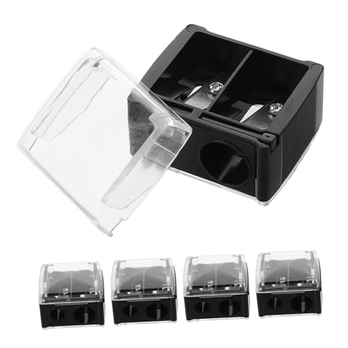 IWOWHERO Handheld Makeup Pencil Sharpener 2 Holes for Eyeliner Lip Liner and Brow Pencils Portable for Women
