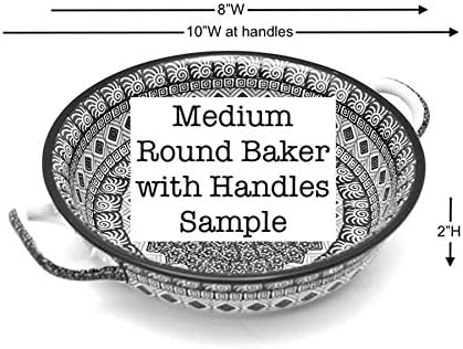 Miniatura 2 de Polaco Pottery Baker - Redondo con asas - Mediano - Arándano