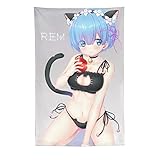 Re：ゼロから始める異世界生活 レム 大判 タペストリー 人気 映画 同人 アニメーション タペストリー 壁の装飾 可愛い 壁掛け 掛け軸 ぶら下がっている絵 家の装飾 布ポスター 150x230cm