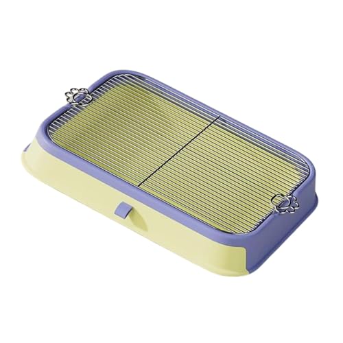 Dualoai 犬用のペットのトイレトレイ、小動物用の取り外し可能なごみ鍋, 20MM