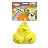 Nylabone Power Play Tennis Gripz Fetch Toy, Squeaky Tennis Ball Chew Toy for Dogs, Small (3 Count)