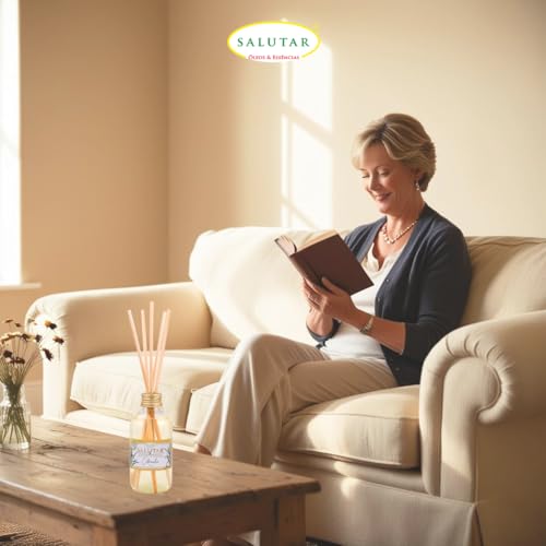 Aromatizador de Ambiente Citronela 165 ml Difusor com 5 Varetas, Salutar