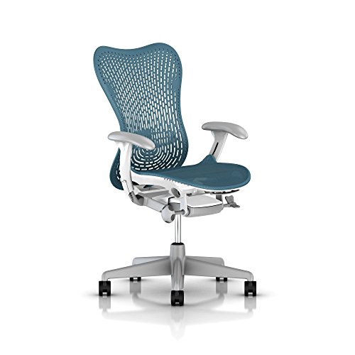 Image of Herman Miller TriFlex 2 Polymer Back Mirra 2 Task Chair: Dark Turquoise
