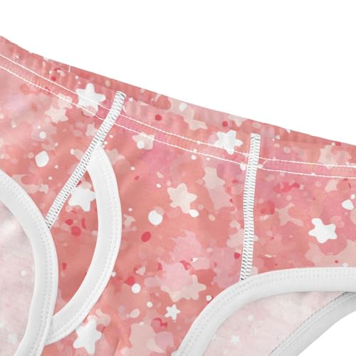 KLL Silver Glitter Pattern Shiny Sparkles Boys Toddler Cotton Underwear Breathable Children Undies4