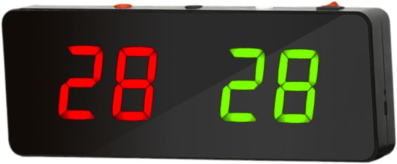 Portable Electronic Digital Scoreboard USB Charging for Sports Competitions Multipurpose Lightweight Score Keeper 26x9.5x3cm