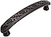 Cosmas® 4298ORB Oil Rubbed Bronze Floral Cabinet Hardware Handle Pull - 3-3/4" Inch (96mm) Hole Centers - 10 Pack