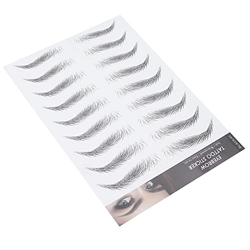 Eyebrow Tattoo Sticker,Long Lasting Eyebrow Transfers Sticker Household Portable Women Eyebrow Tattoo Sticker(Black-06) #TOP6