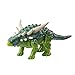 Jurassic World- Dinosauro Forza Bruta Sauropelta con Articolazioni Mobili e Funzionalità Colpo Singolo, Giocattolo per Bambini 3+Anni, HBY67