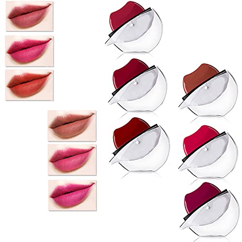 Long Lasting Matte Lipsticks,Moisturizing Lazy Lipsticks,Waterproof Velvet Solid Lip Gloss For Women and Girls (Half Box Purchase B1)