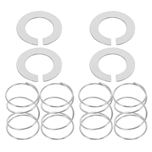 TOYANDONA Juego de 4 Piezas Metálicas para Batidora de Pie, Resortes y Arandelas de Acero Inoxidable, Instalación Rápida, Repuesto Duradero para Accesorios de Cocina y Reparación