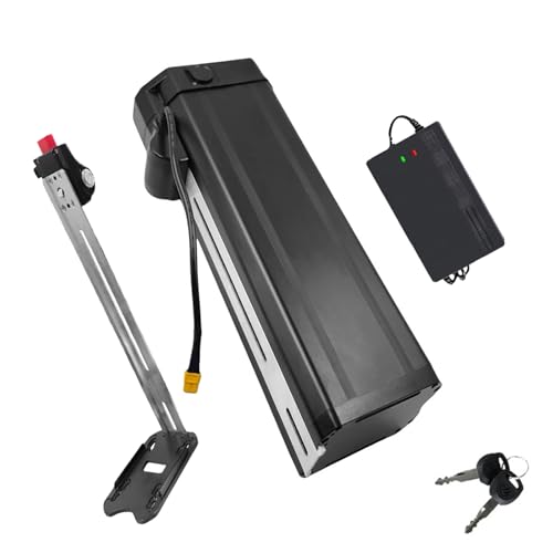 JHKJ Batería de Litio de 48 V 10 Ah, 12 Ah, 15 Ah, 18 Ah, 20 Ah, 25 Ah, 28 Ah para Bicicletas eléctricas, Compatible con Motores de 1400 W para Uso Urbano.,48v 8ah