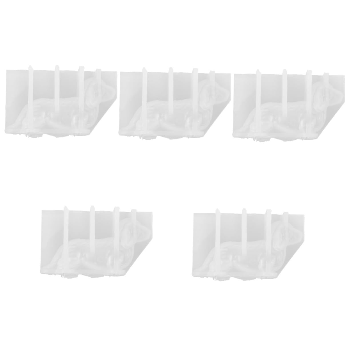 Angoily 5 Pezzi Stampo Silicone per Creativo Mold per Epossidica Fai da Te Stampo per Decorazioni Uniche Silicone Utensile per Diy Animali Domestici