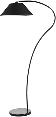 SAFAVIEH Lighting Collection Lumi Mid-Century - Lámpara de pie de arco de pie estilo retro escandinavo de 69 pulgadas, para sala de estar,