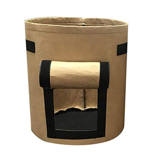 Preisvergleich Produktbild Peanutaod Süsskartoffel Pflanzbeutel Wachstumstüte Pflanzbeutel Beauty Pflanzbeutel Pflanzbaumbeutel Pflanzenwachstumstüte - Kamelbraun - S