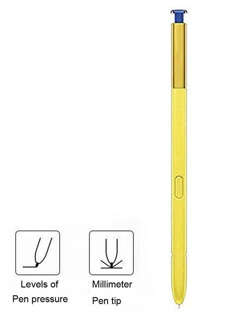Galaxy Note 9 rysik zamiennik do Samsung N960 wszystkie wersje Touch S (z Bluetooth) z końcówkami (niebieski/żółty)