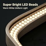 3D LED Wall Art Decor, Glow Sculpture Aluminum Shell, Crystal Porcelain
