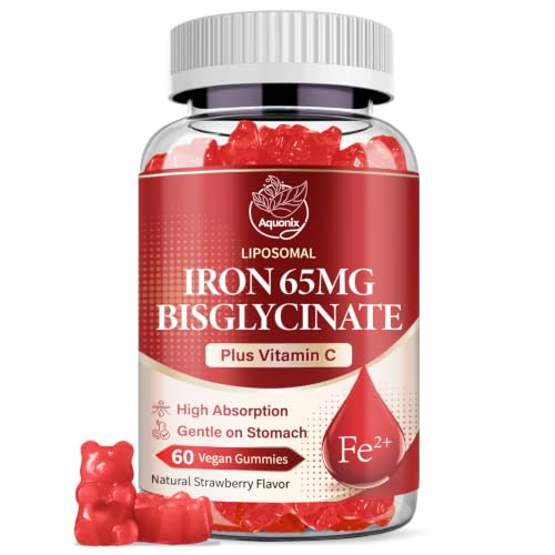 AQUONIX Liposomal Iron Bisglycinate Gummies