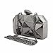 Imagen de LHHMZ Bolsos de Embrague de Noche de Metal geométrico para Mujer Bolsos de Hombro de Noche pequeños de Moda