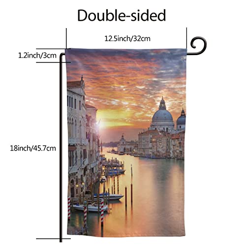 Drapeau de jardin Grand Canal double face avec impression haute définition résistante - 4