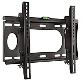 InstallerParts Lockable TV Wall Mount 23'-37' – Fixed Swivel – Tilt – for LCD LED Plasma Flat Panel Displays – VESA Compatible – Wall Bracket Perfect for Hotels or Outdoors